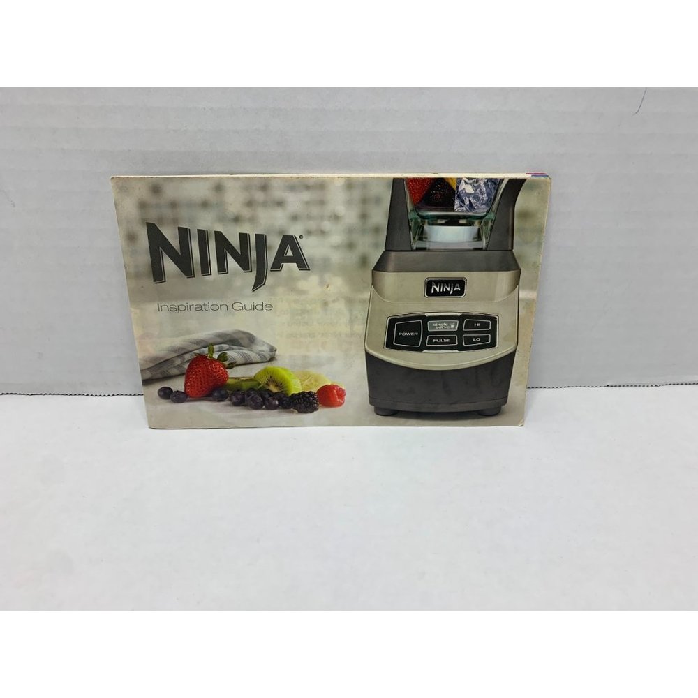 Manual Booklet Ninja Inspirational Guide Health Recipe Tips